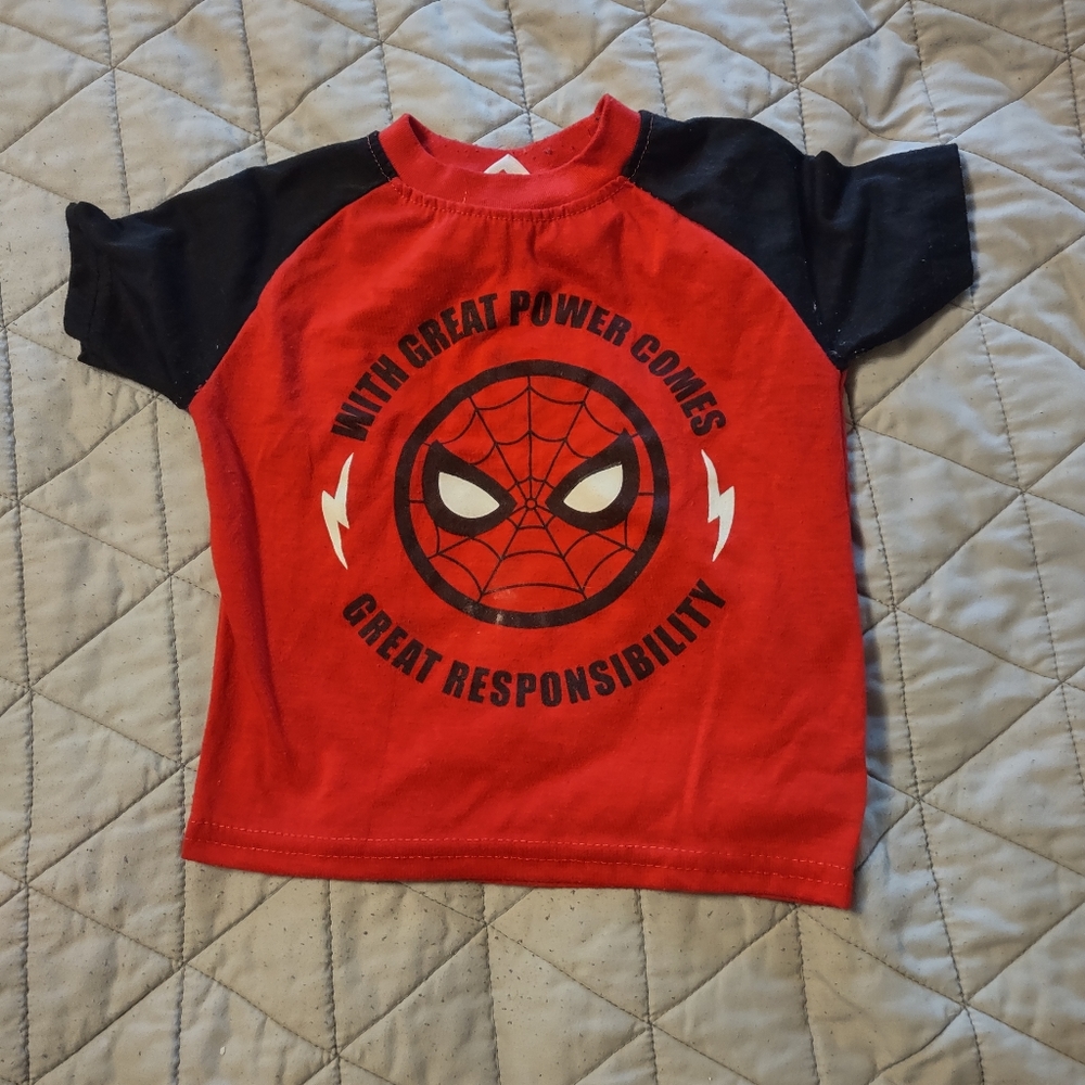 Toodler Spiderman shirt